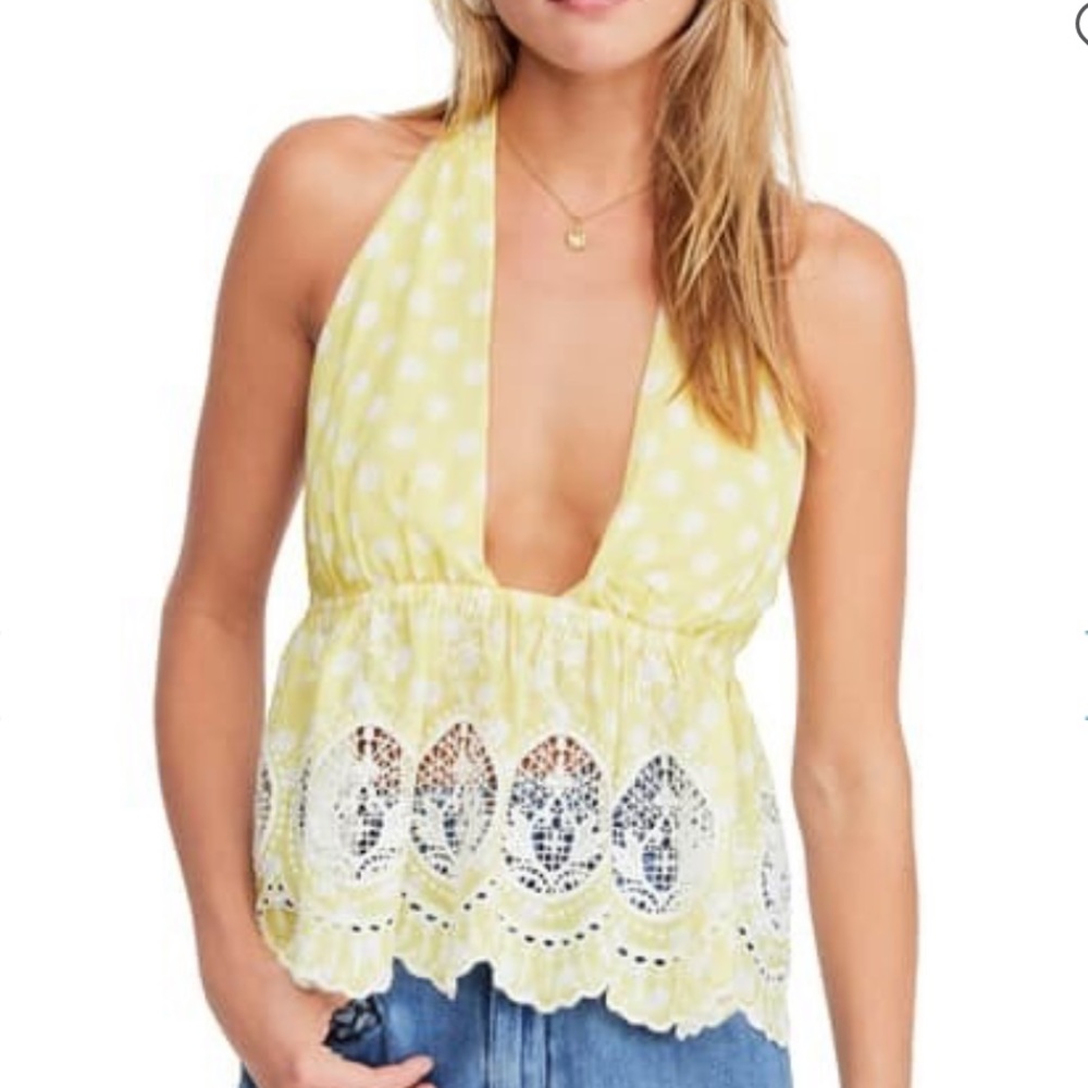 Free people lunch date top!! Size XS NWT